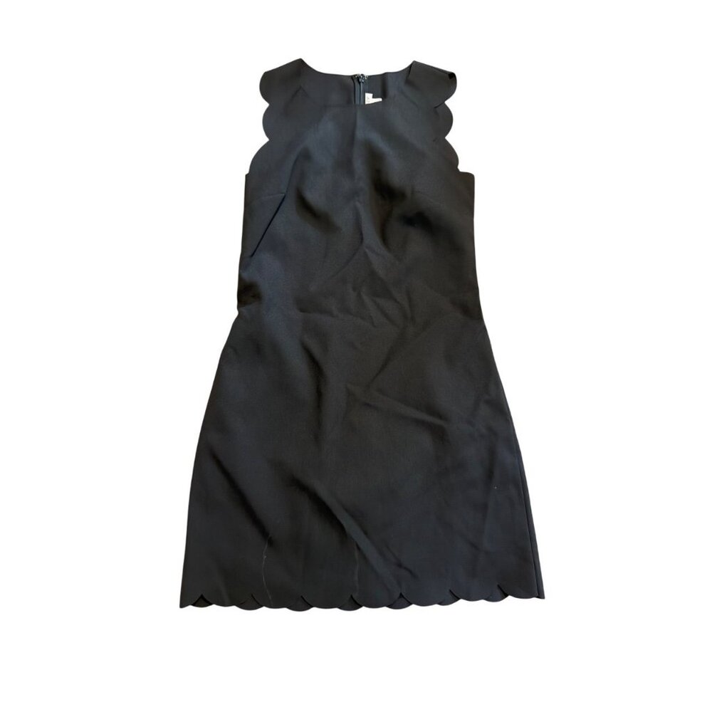 Jcrew Scalloped‎ Black Dress (A3)